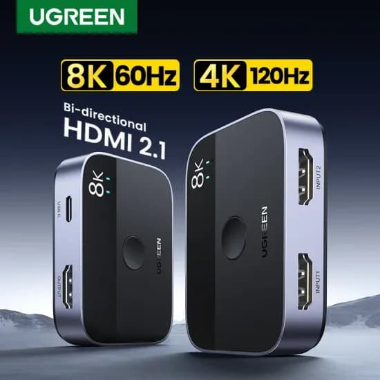 UGREEN HDMI 2.1 모니터 스위치 외 1 케이블