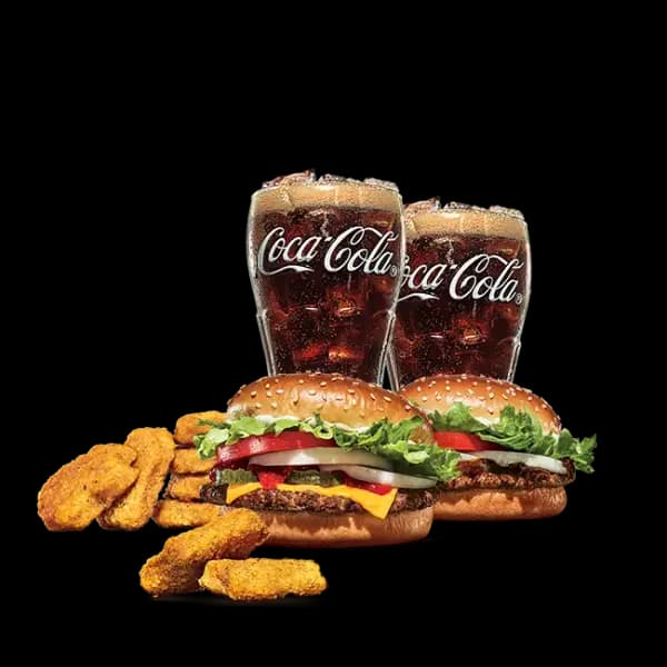 버거킹 치즈와퍼 주니어 불고기와퍼 주니어 코카콜라(R) 코카콜라(R) 너겟킹 8조각