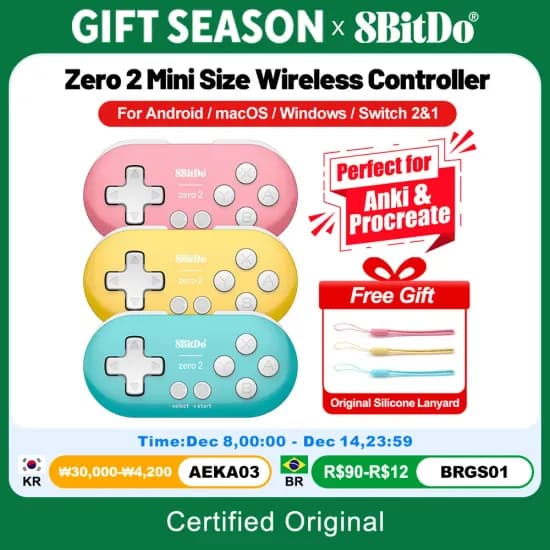 8BitDo Zero 2 미니 게임패드