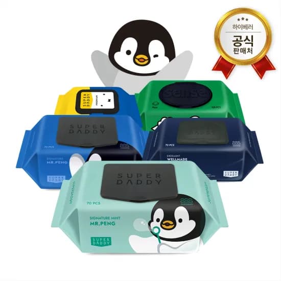 슈퍼대디 물티슈 70매 20팩 외 70 77 82 고평량