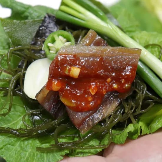 과메기 10마리 해초 야채세트