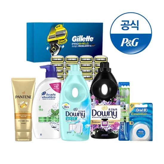 다우니 생화향기 섬유유연제 미스티크 실내건조 화이트머스크 화이트티 1L 3개