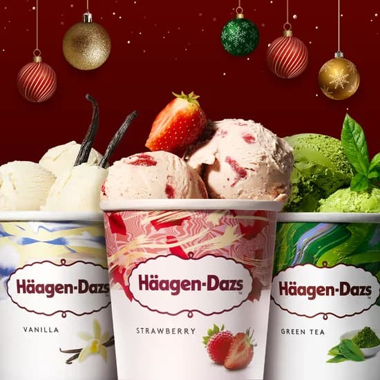 하겐다즈 파인트 3개