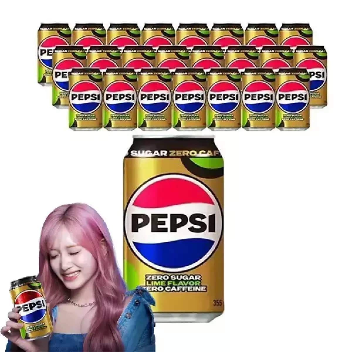 펩시 제로슈거 라임향 제로카페인 355ml 24개 T멤버십