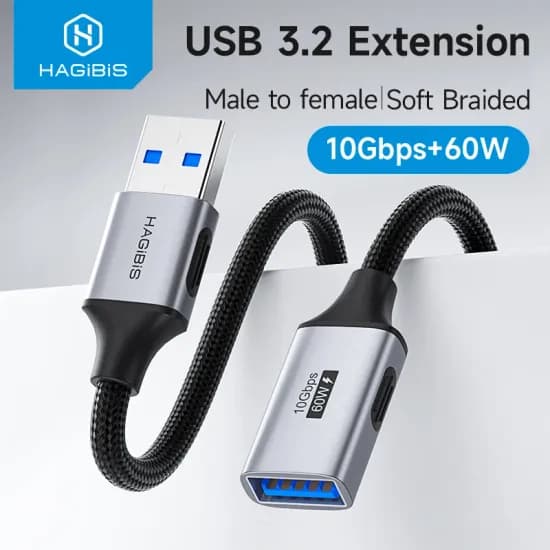 Hagibis USB 3.2 A타입 Male to Female 연장 케이블