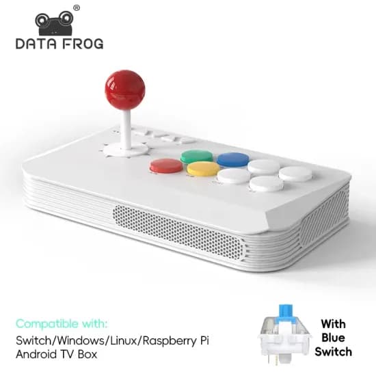 DATA FROG Y5A 2.4G 무선 아케이드 스틱 스위치 2 및 Windows 지원
