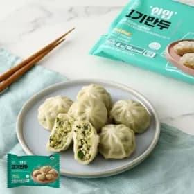 한입 갈비 김치 고기 만두 156g 6개입 10개