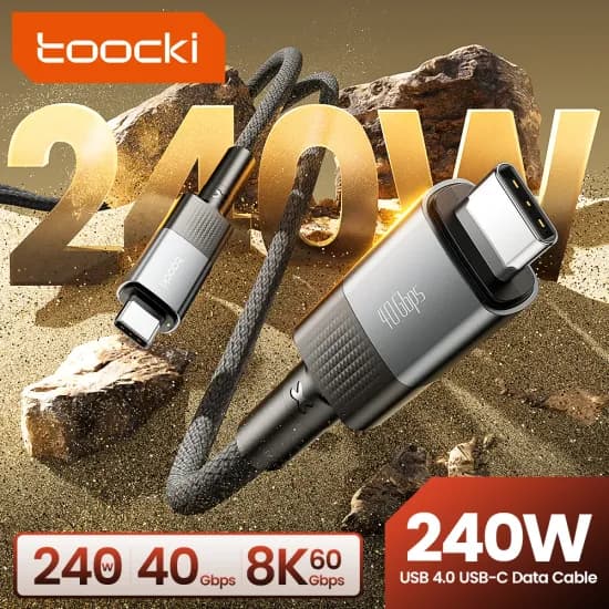 Toocki C to C 240W USB 4.0 8K 60Hz 케이블