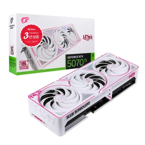 자정이후 COLORFUL RTX 5070 Ti ULTRA OC White 16GB 피씨디렉트