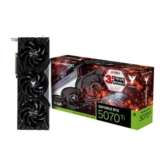 자정이후 GAINWARD 지포스 RTX 5070 Ti 피닉스-S D7 16GB 국내정품