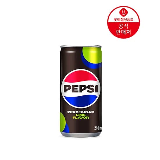 펩시 제로슈거 라임향 210ml 60캔