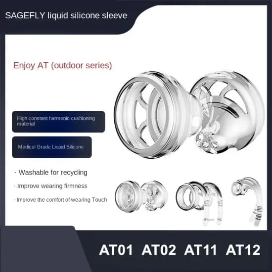 Sagefly 오픈형 이어폰 실리콘 이어팁 AT 시리즈