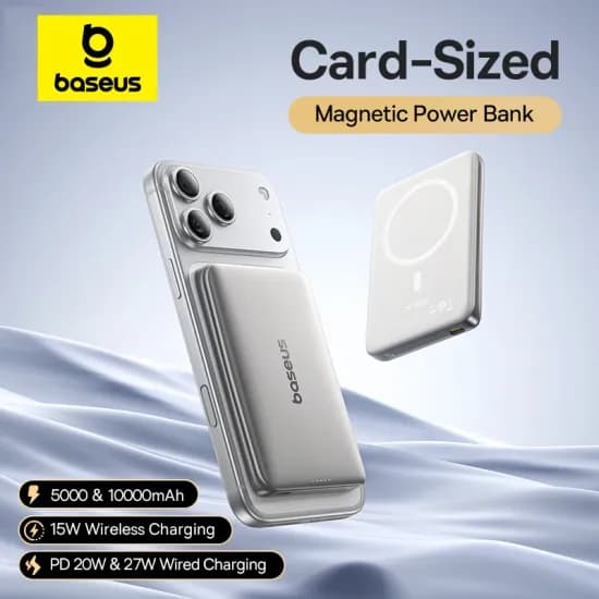 베이스어스 10000mAh 마그네틱 파워뱅크 PD27W 아이폰 호환