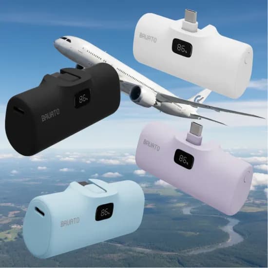 바우아토 도킹형 보조배터리 20W 5000mAh 난연 LCD