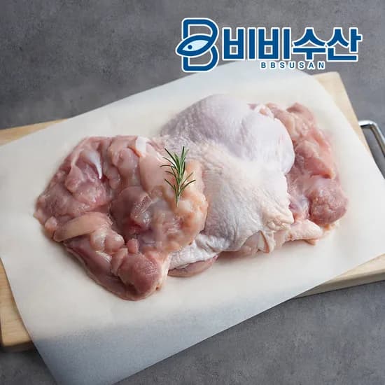 닭정육 뼈없는 순살 닭다리살 2kg