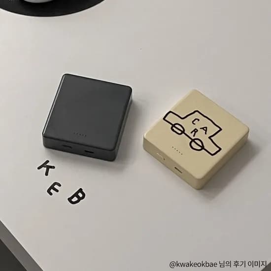 미니 마그네틱 무선충전 맥세이프 보조배터리(LFS-HA48) 8000mAh