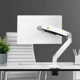 노스바유 F100A 화이트 싱글 모니터암