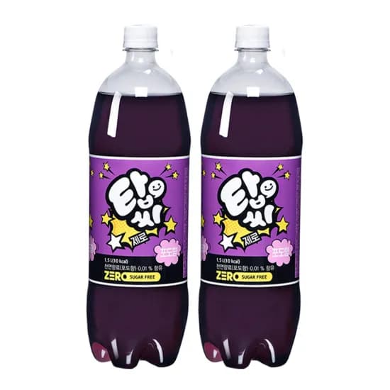 탑씨포도 제로 1.5L 12개