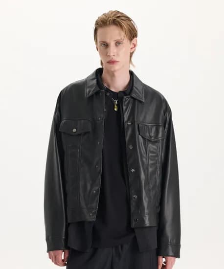 커넥트킨록 포켓 트러커 자켓 블랙 (39,350원/무료)