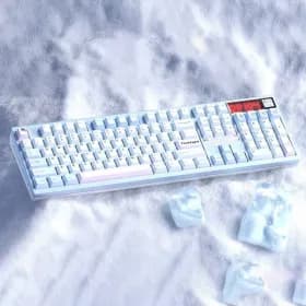 TickType DP104 기계식키보드 3모드 2.4G 블루투스 HiFi 사무용 게임전용 알루미늄 키보드