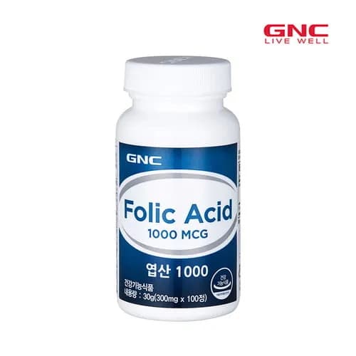 GNC 엽산1000 100정 100일분