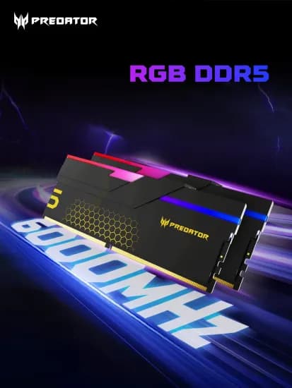 에이서 프레데터 RGB DDR5 RAM 메모리 48GB(2x24GB) 6000MHz, CL28