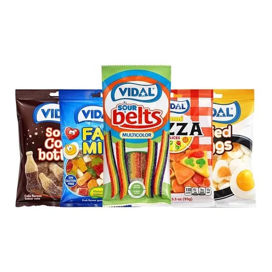 비달 구미젤리 사우어 달콤믹스 5종