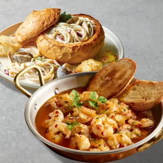 애슐리 원팩 갈릭 감바스 + 애슐리 봉골레 크림 빠네 파스타 (코인딜)