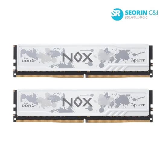 Apacer DDR5-5200 CL40 NOX WHITE 패키지 64GB 32G x 2