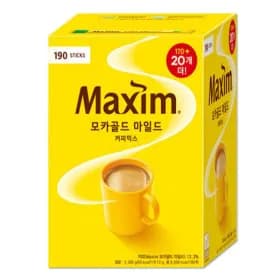 맥심 모카골드 190T 외 화이트골드 190T (개당 115~118원)