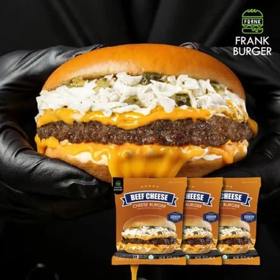 프랭크버거 비프치즈버거 3팩 (11,590원~/무료)