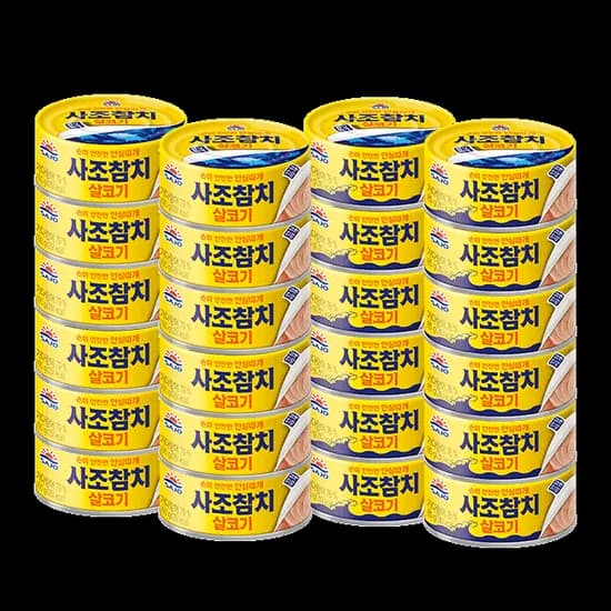사조 살코기참치 24개 (100g*12+85g*12)