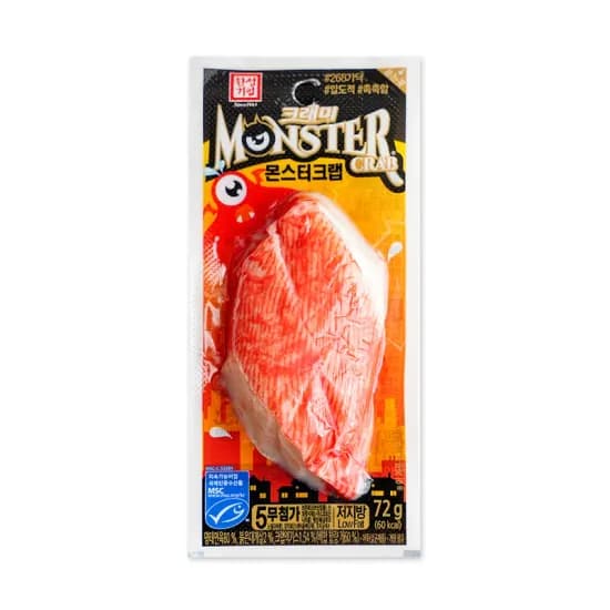 크래미 몬스터크랩 72g 20개 (코인딜 28%)
