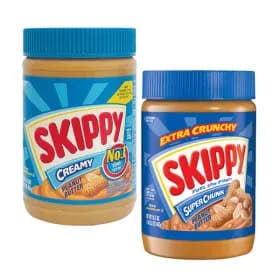 스키피 땅콩버터 2종 (크리미 462g + 청크 462g, 유클)
