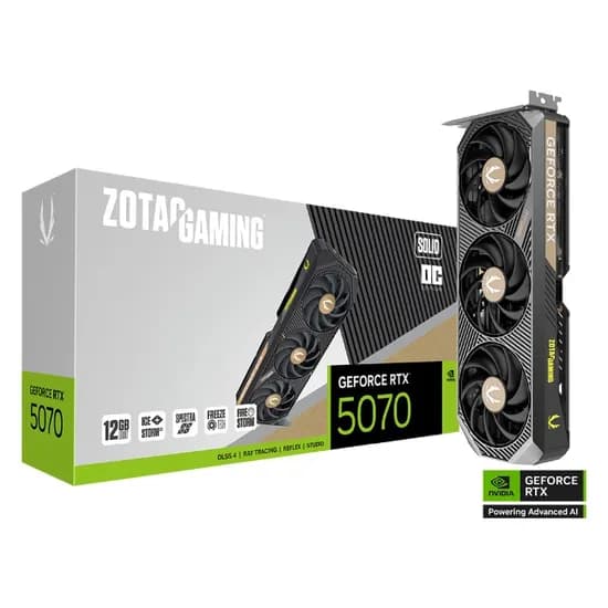 ZOTAC GAMING 지포스 RTX 5070 SOLID OC 12GB