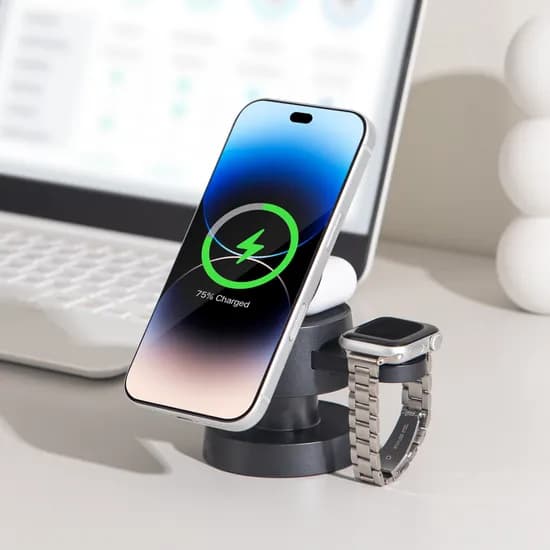 디센느 3in1 맥세이프 초고속 무선 충전기