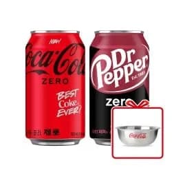 코크제로 350ml 24캔 + 닥터페퍼 제로 350ml 24캔