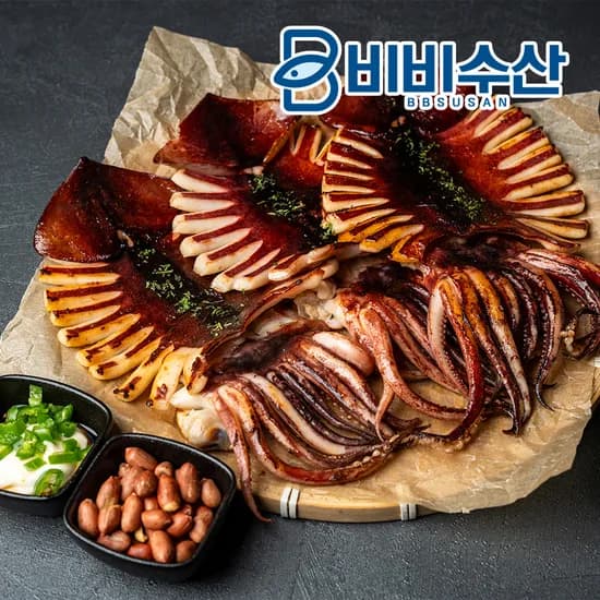 동해안 구룡포 반건조오징어 왕특대 850g 5미