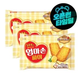 롯데웰푸드 엄마손파이 254g 3개