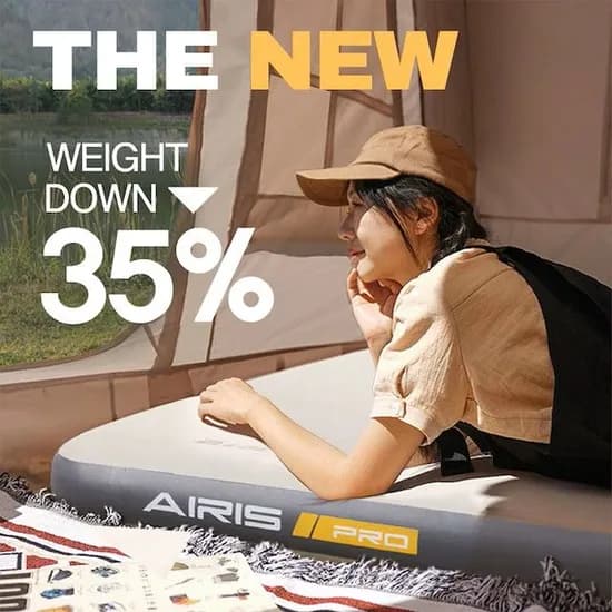 제백 에어리스킨 40cm 더블 에어매트 본품 전용가방 핸드펌프 수리키트