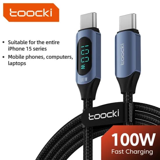 Toocki PD 100W C to C 디스플레이 케이블