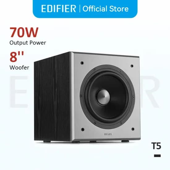 에디파이어 T5 T5s 액티브 서브우퍼 8인치 70W RMS
