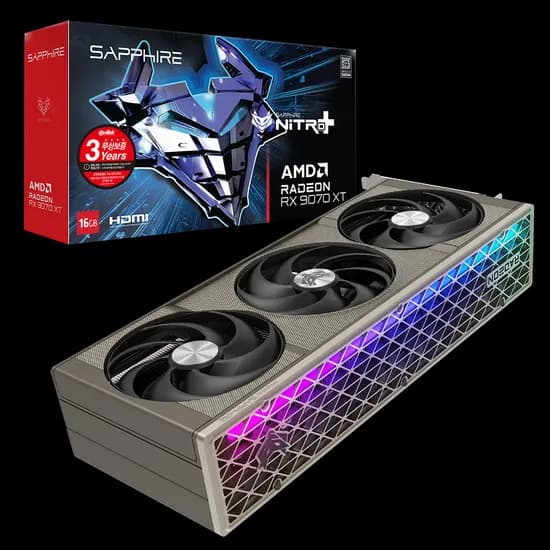SAPPHIRE 라데온 RX 9070 XT NITRO 리퍼비시 AS 32개월