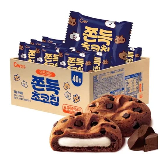 오즈랜드 쫀득초코칩 800g 40입