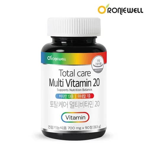 로니웰 토탈케어 멀티비타민 20 180정 6개월분