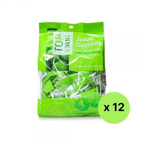 탑프룻 청포도 딸기 젤리 320g 12개