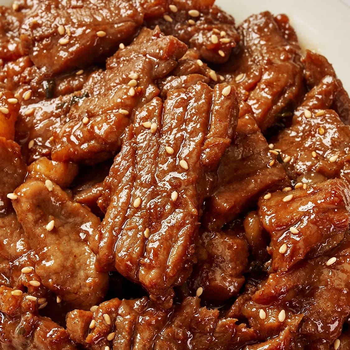 갈비양념 돼지 목살 구이 600g + 600g