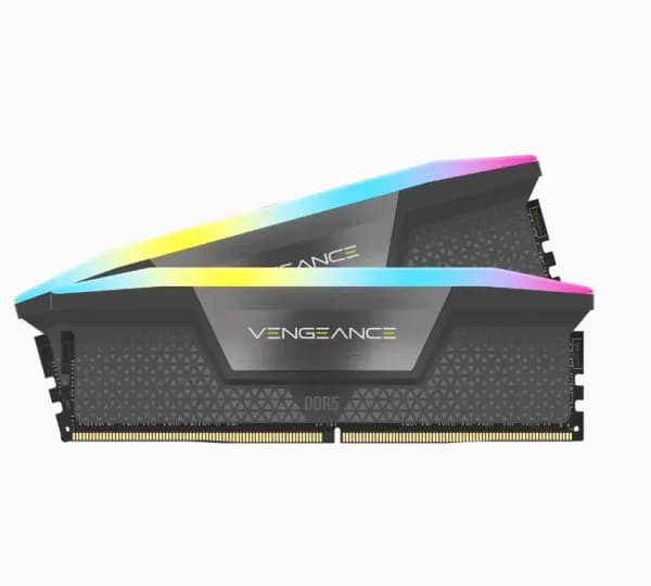 32GB DDR5 RAM 키트 코세어 벤전스 RGB 5600MT/s C36 2x16GB 듀얼 채널 데스크탑 메모리