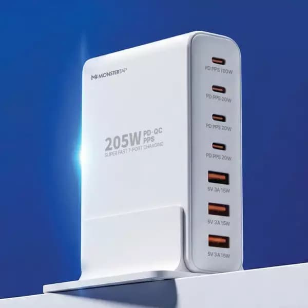 탭앤탭 GaN 205W 7포트 멀티충전기