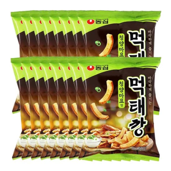 농심 먹태깡 청양마요맛 60g x 16개 (15,620원/무료)